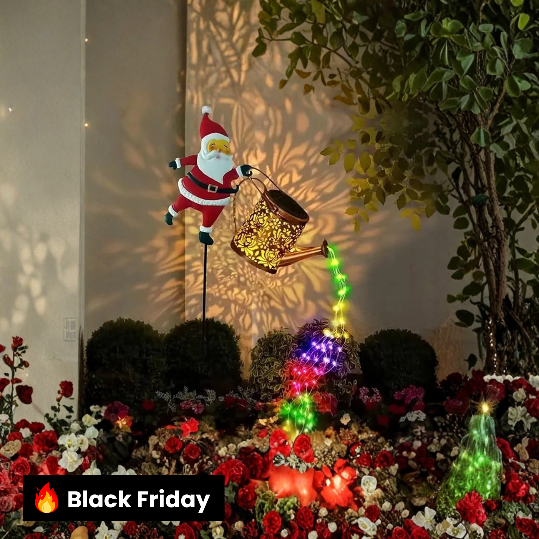 [Compre 1 Leve 2] - Papai Noel Regador iluminado + Brinde!